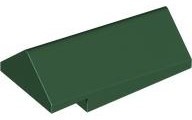 Slope 45 2 x 4 x 1 1/3 Double, Tapered : {земно зелен}