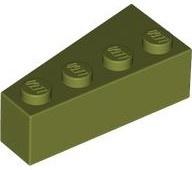 Wedge 4 x 2 Right: {маслинено зелен}
