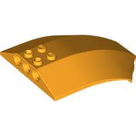 SHELL 6X8X2 W/BOW/ANGLE: {огнено жълто-оранжев}
