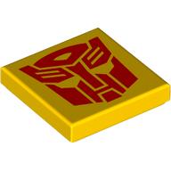 FLAT TILE 2X2, NO. 724: {ярко жълт}