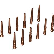 Minifigure, Utensil Wand, 12 in Bag (Multipack): {червеникаво-кафяв}