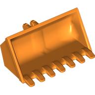 SHOVEL 4X6X2 1/3 FRIC/FORK: {ярко оранжев}