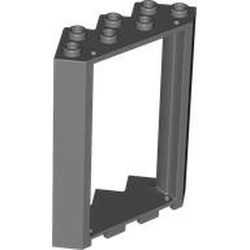 WALL 4X4X6, DEG. 45., NO. 1: {тъмно каменно сив}