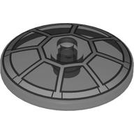 ROUND PLATE, DIA. 32X6.4, NO. 57: {прозрачно черен}