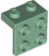 Bracket 1 x 2 - 2 x 2: {пясъчно зелен}