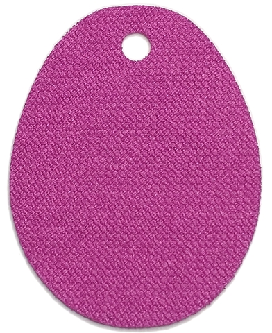 Mini Doll, Cape Cloth, Oval with Small Top Hole - Spongy Stretchable Fabric: {ярко червеникаво-виолетов}