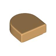 Tile, Round 1 x 1 Half Circle Extended: {умерен тан}