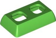 Minifigure Skirt Plastic Straight, Short: {ярко зелен}