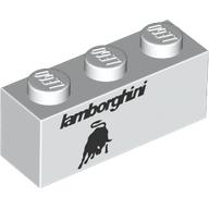 BRICK 1X3, NO. 80: {бял}