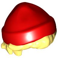 WIG, W/ HAT, NO. 6: {студено жълт}