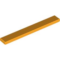 FLAT TILE 1X8: {огнено жълто-оранжев}