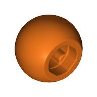 BALL 10.2, W/ CROSS HOLE: {червеникаво-оранжев}