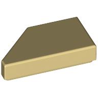 Tile, Modified 1 x 2 Wedge Right: {тухлено жълт}