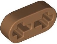 Technic, Liftarm Thin 1 x 2 - Axle Holes: {умерен нуга}