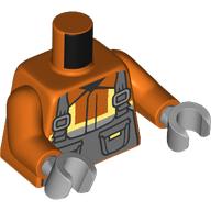 MINI UPPER PART, NO. 7153: {червеникаво-оранжев}