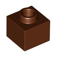 PLATE 1X1X2/3: {червеникаво-кафяв}