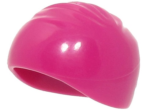 Minifigure, Headgear Cap, Swimming: {ярко червеникаво-виолетов}