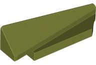 Wedge 5 x 1 x 1 1/3 with 4 x 1 Base Right: {маслинено зелен}