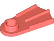 Minifigure Footgear Flipper: {пъстро коралов}
