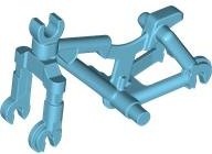 Bicycle Frame, Heavy Mountain Bike with Clip for Handlebars: {умерено небесносин}