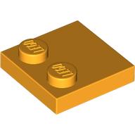 PLATE 2X2, W/ REDUCED KNOBS: {огнено жълто-оранжев}