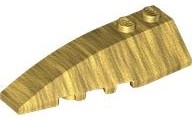 Wedge 6 x 2 Left: {топло златист}