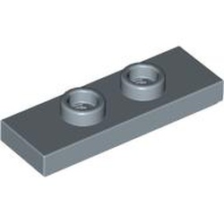 PLATE 1X3 W/ 2 KNOBS: {пясъчно син}