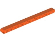 Technic, Liftarm Thick 1 x 15: {червеникаво-оранжев}
