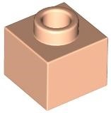 Brick, Modified 1 x 1 x 2/3 with Open Stud: {светло нуга}