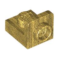 Bracket 1 x 1 - 1 x 1 Inverted: {топло златист}