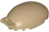 Windscreen 6 x 4 x 2 Bubble Canopy with Bar Handle: {пясъчно жълт}
