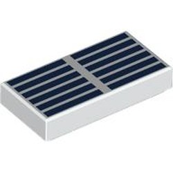 FLAT TILE 1X2, NO. 436: {бял}