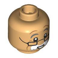 MINI HEAD, NO. 4459: {умерен тан}