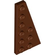 RIGHT PLATE 3X6 W. ANGLE: {червеникаво-кафяв}