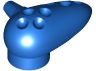 Minifigure, Utensil Musical Instrument, Ocarina: {ярко син}