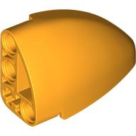 Technic, Panel Curved 5 x 3 x 2 Corner Quarter Ellipse, Left: {огнено жълто-оранжев}