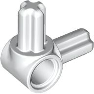 BEAM 1M W. 2 CROSS AXLES 90°: {бял}