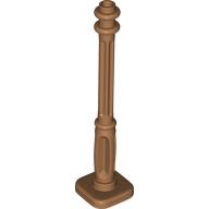 Support 2 x 2 x 7 Lamp Post, 4 Base Flutes: {умерен нуга}