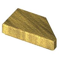 TILE 1X2, DEG. 45, CUT, LEFT: {топло златист}