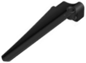 Technic, Panel Inverted Fairing #41 Long Smooth, Side B: {черен}