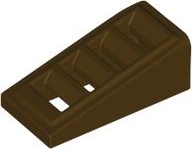 Slope 18 2 x 1 x 2/3 with Grille: {тъмно кафяв}