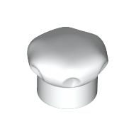 Minifigure, Hat with Small Pin, Chef Toque: {бял}