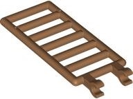 Bar 7 x 3 with 2 Open O Clips (Ladder): {умерен нуга}
