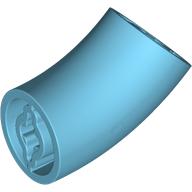 Brick, Round 2 x 2 D. 45 degrees Elbow (27.7mm Standing Height): {умерено небесносин}
