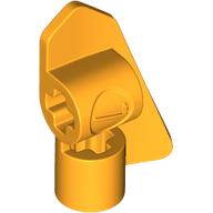 LEFT BASE PLATE 2X3, W/ CROSS HOLE: {огнено жълто-оранжев}