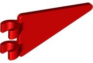 Flag 3 1/2 x 2 Triangle: {ярко червен}