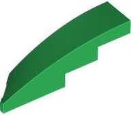 Wedge 4 x 1 Right: {тъмно зелен}
