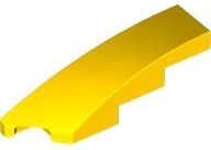 Wedge 4 x 1 Left: {ярко жълт}