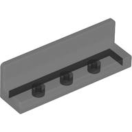 WALL ELEMENT 1X4X1: {прозрачно черен}