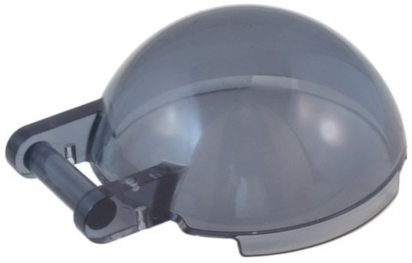 Windscreen 4 x 4 x 1 2/3 Canopy Half Sphere with Bar Handle: {прозрачно черен}